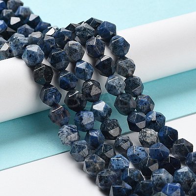 Natural Dumortierite Quartz Beads Strands G-G030-A04-02-1