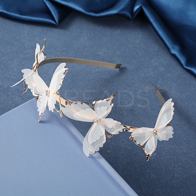 Butterfly Pattern Decorative Hair Bands PW-WGFA91D-02-1
