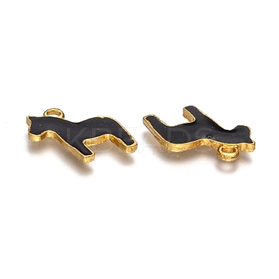 Alloy Enamel Animal Horse Pendants X-ENAM-M004-G-1