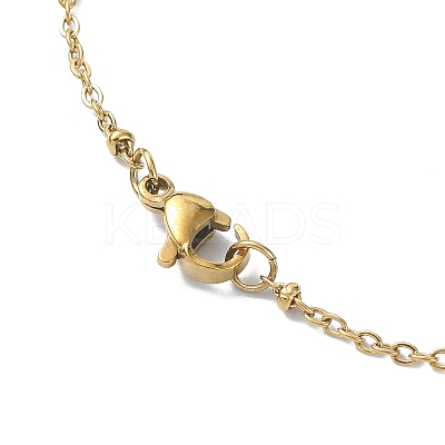 PVD Vacuum Plating 304 Stainless Steel Pendant Necklace for Girl Women NJEW-JN04280-01-1