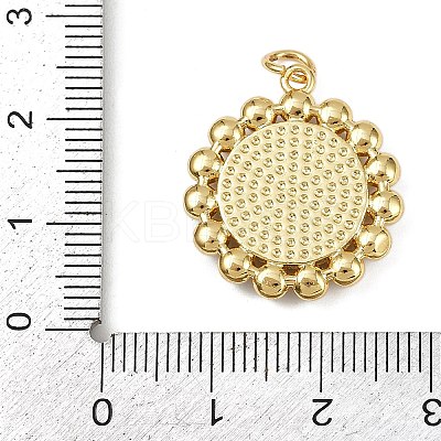 Brass Enamel Pendants KK-S526-12G-B-1