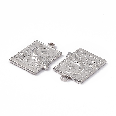 Non-Tarnish 304 Stainless Steel Bigs Pendants STAS-B031-16P-1