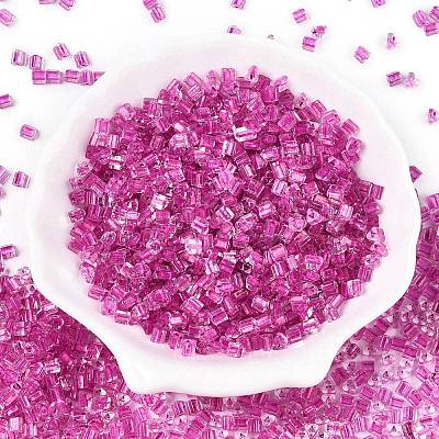6/0 Transparent Inside Colours Glass Seed Beads SEED-N006-003I-1
