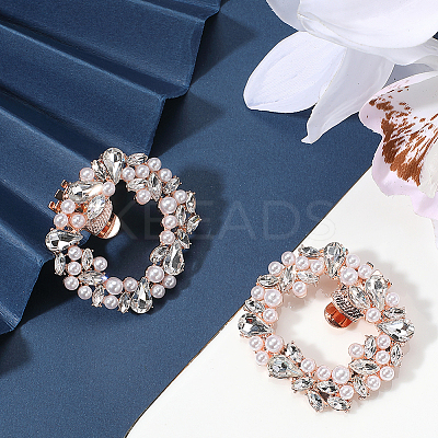 2Pcs Alloy Shoe Buckle Clips FIND-GF0006-04KCG-1