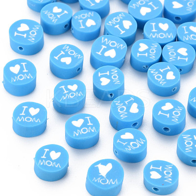 Handmade Polymer Clay Beads CLAY-T019-11A-1