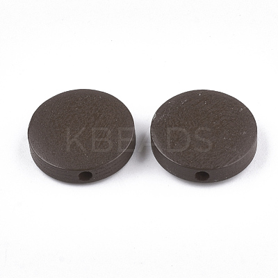 Painted Natural Wood Beads WOOD-S049-02B-01-1