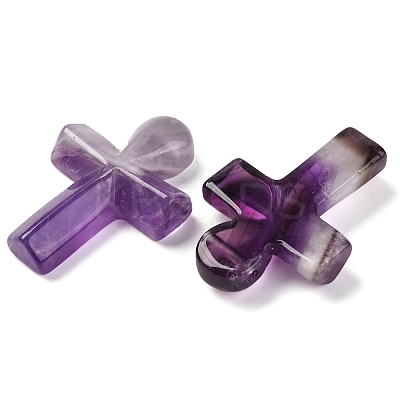 Natural Amethyst Pendants G-B122-02J-1