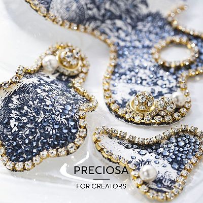 Preciosa® MAXIMA Crystal Round Stones X-PRC-RBSS39-50520-1
