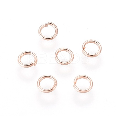 304 Stainless Steel Open Jump Rings STAS-O098-01RG-04-1