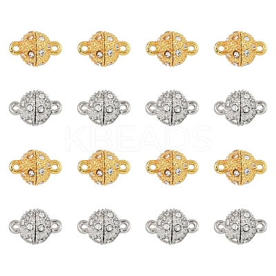8 Sets 2 Colors Alloy Magnetic Clasps FIND-FS0003-55-1