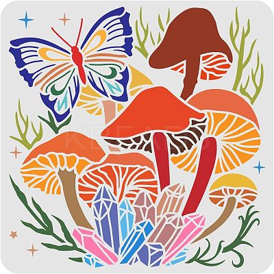 Plastic Reusable Drawing Painting Stencils Templates DIY-WH0172-538-1