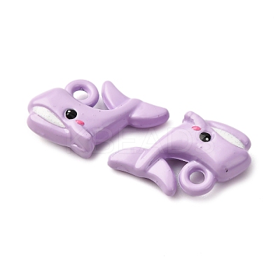 Baking Paint Alloy Pendants FIND-G097-01D-1