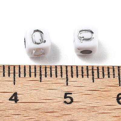 Opaque Acrylic Beads OACR-D282-06Q-1