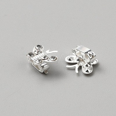 Butterfly Alloy Rhinestone Hair Fastener for Women Girls Hairstyling OHAR-WH0011-56A-1