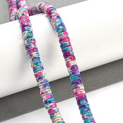 Baking Paint Synthetic Turquoise Beads Strands G-H060-02B-03-1