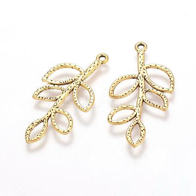 Tibetan Style Alloy Pendants TIBEP-A12-3860-AG-LF-1