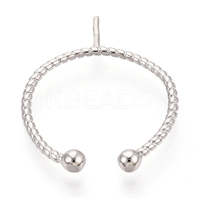 Brass Cup Peg Ring Settings KK-N274-34P-1