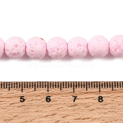 Dyed Synthetic Lava Rock Beads Strands GG-CBAAE19-06B-06-1