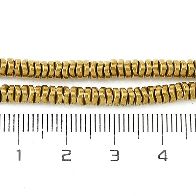 Electroplated Synthetic Non-Magnetic Hematite Beads Strands G-H020-M01-02-1