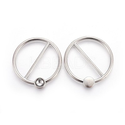 Alloy Buckle Clip LS-PALLOY-WH0056-06P-1