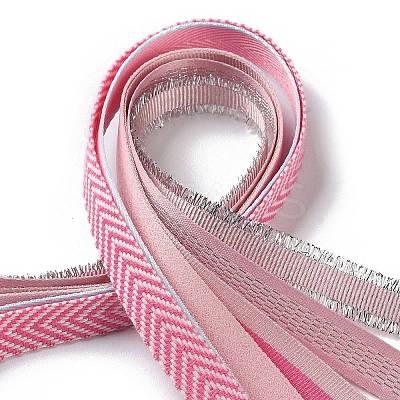 18 Yards 6 Styles Polyester Ribbon SRIB-Q022-D05-1