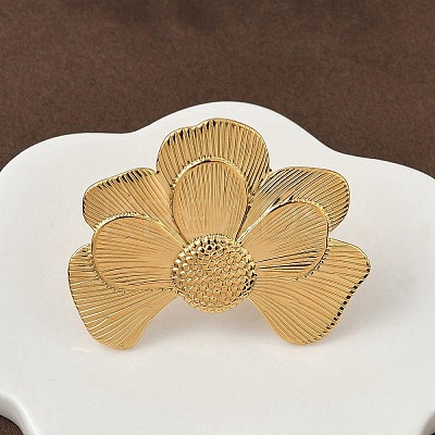 304 Stainless Steel Cuff Open Rings for Women RJEW-F195-03G-1