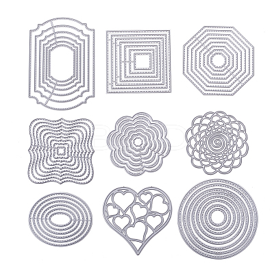 Frame Metal Cutting Dies Stencils DIY-BC0010-39-1