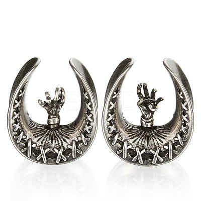 U-Shaped Brass and Alloy Ear Tunnels FS-WG0A997-10-1