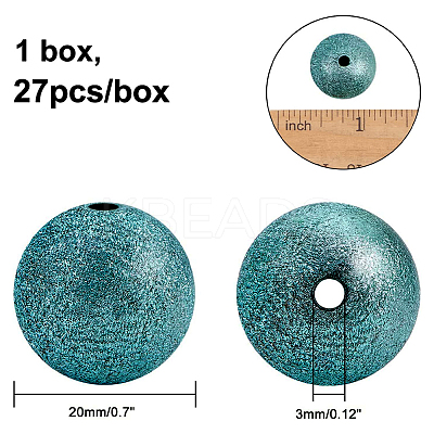 Crapy Exterior Acrylic Beads ACRP-PH0001-02-1