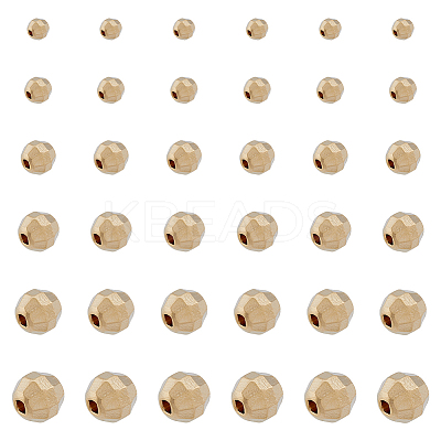 120Pcs 6 Styles Brass Spacer Beads KK-DC0003-63-1