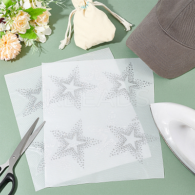 Glass Hotfix Crystal Rhinestone DIY-WH0349-327E-01-1