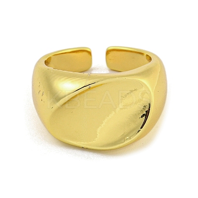 Brass Cuff Rings for Women RJEW-E294-03G-02-1