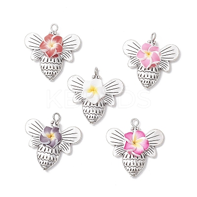 Bee Pendants PALLOY-JF03760-1