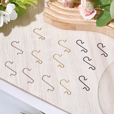 240Pcs 3 Colors Stainless Steel S-shape Hooks AJEW-SC0003-69-1
