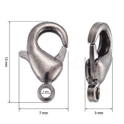 Brass Lobster Claw Clasps LS-KK-902-B-1