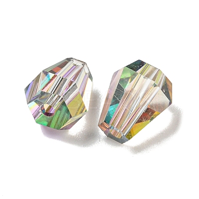 Electroplate Glass Beads EGLA-Z004-03F-1
