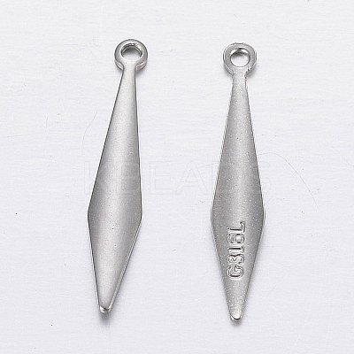 Non-Tarnish 316 Surgical Stainless Steel Pendants LS-X-STAS-P198-04-1