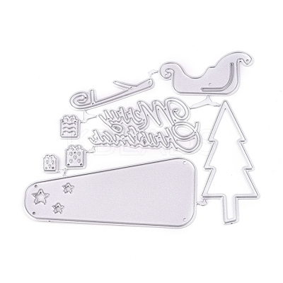 Christmas Carbon Steel Cutting Dies Stencils DIY-K015-27-1