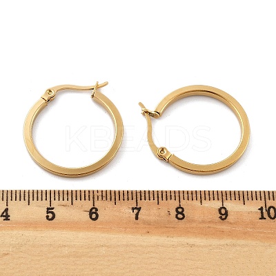 201 Stainless Steel Hoop Earrings EJEW-P304-14B-G-1