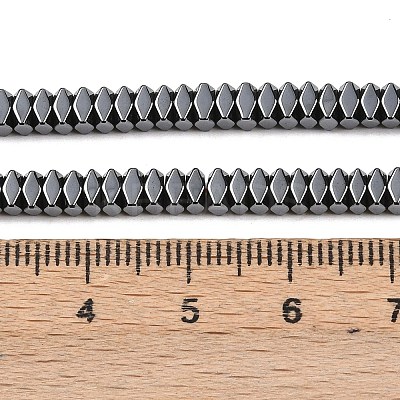 Electroplate Non-magnetic Synthetic Hematite Beads Strands G-O009-B01-1