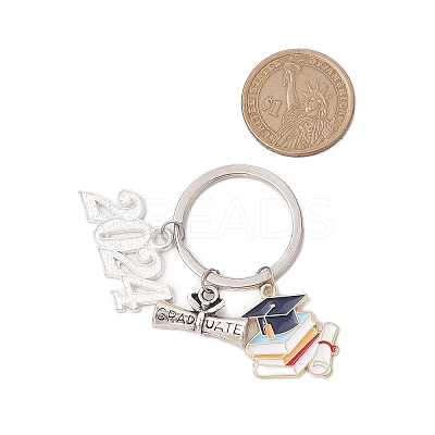 Alloy Enamel Keychains KEYC-JKC00784-1