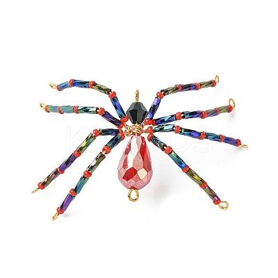 MIYUKI Seed & Glass Beaded Pendants PALLOY-JF02101-1