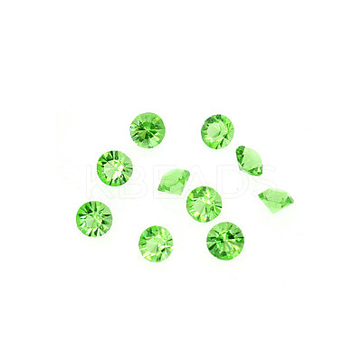 Glass Rhinestone Cabochons GLAA-TAC0005-4mm-08-1