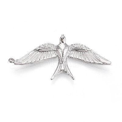 304 Stainless Steel Pendants STAS-T065-68P-1