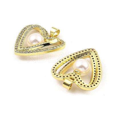 Rack Plating Real 18K Gold Plated Brass Pendants KK-B077-11G-1