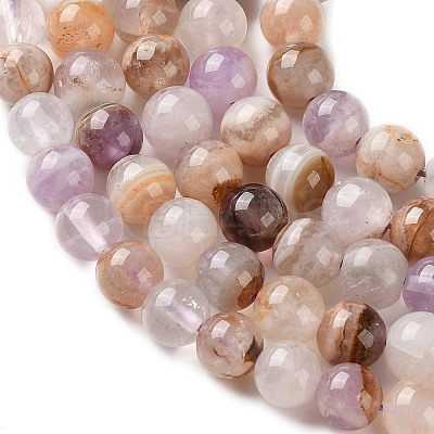 Natural Amethyst Lace Agate Beads Strands GG-CBABD99-04-6mm-1