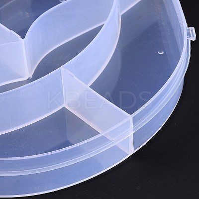 5 Grids Transparent Plastic Box CON-B009-05-1