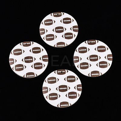 Printing Wood Pendants WOOD-N016-52C-1