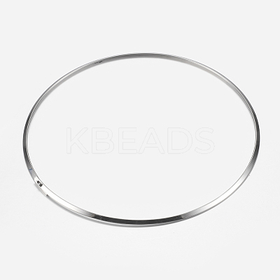 Tarnish Resistant 304 Stainless Steel Choker Necklaces NJEW-I101-001P-1