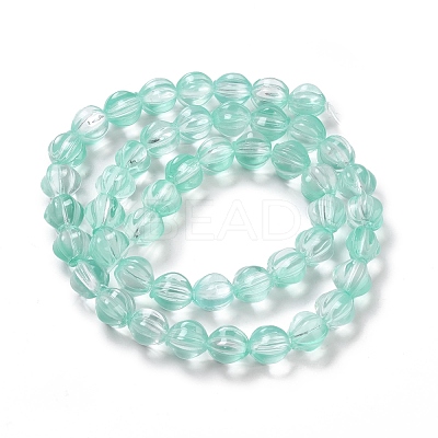 Transparent Glass Beads Strands GLAA-F114-02A-06-1